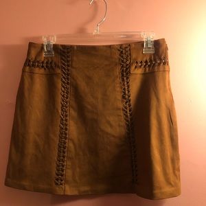 Cato Size 4 Suede Skirt